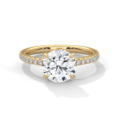 Celestial Crown Solitaire Ring — IGI Certified Diamond Jewellery | My Carat India