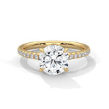 Celestial Crown Solitaire Ring