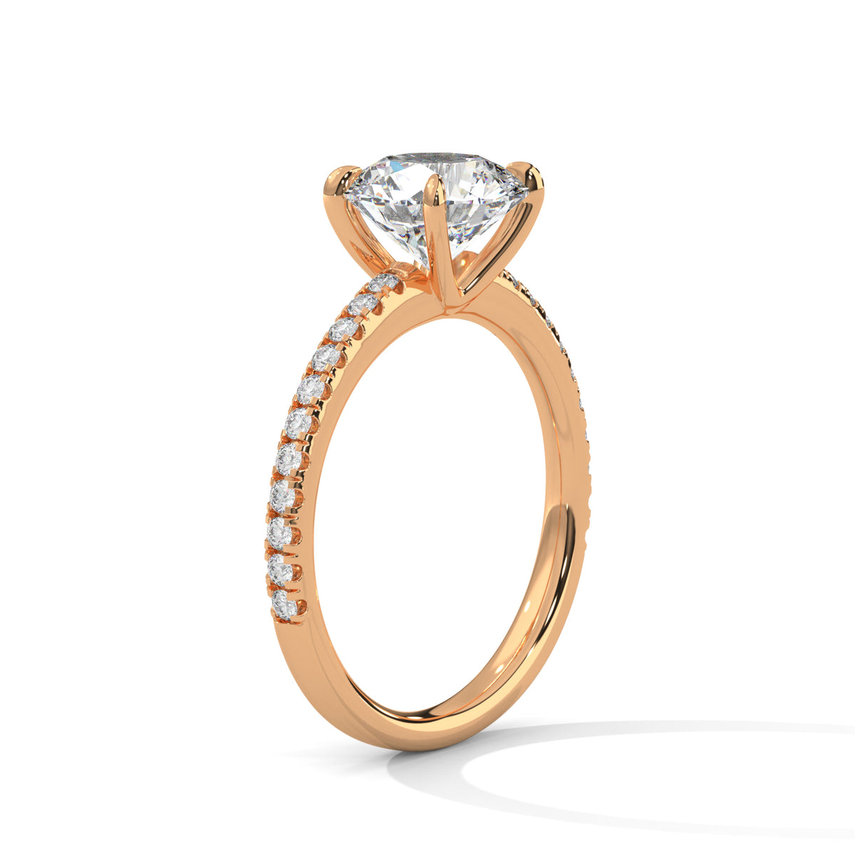 Celestial Crown Solitaire Ring
