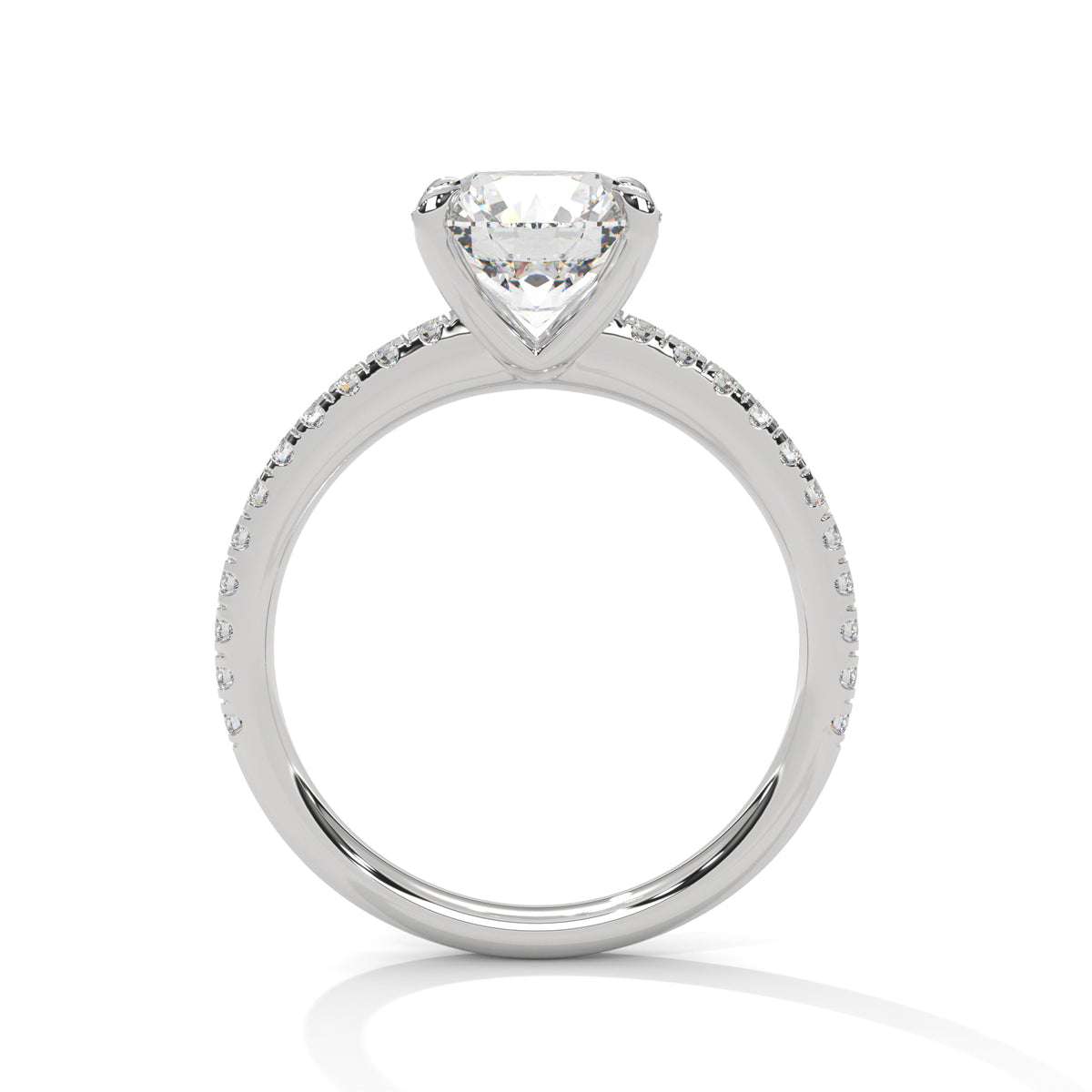 Celestial Crown Solitaire Ring