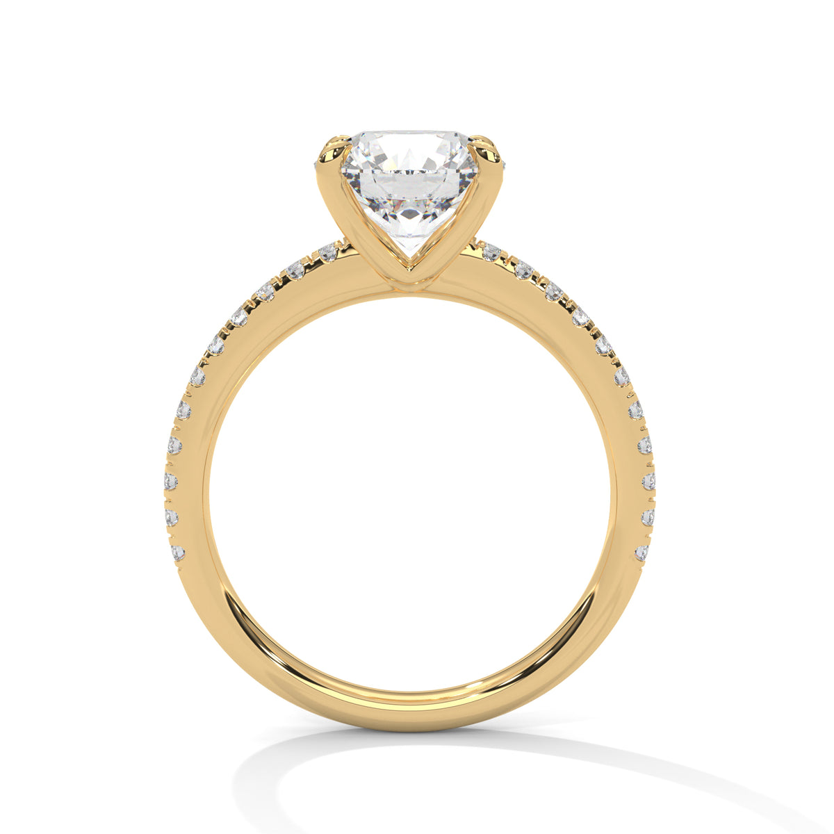 Celestial Crown Solitaire Ring