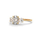 Oval Reverie Three-Stone Ring
