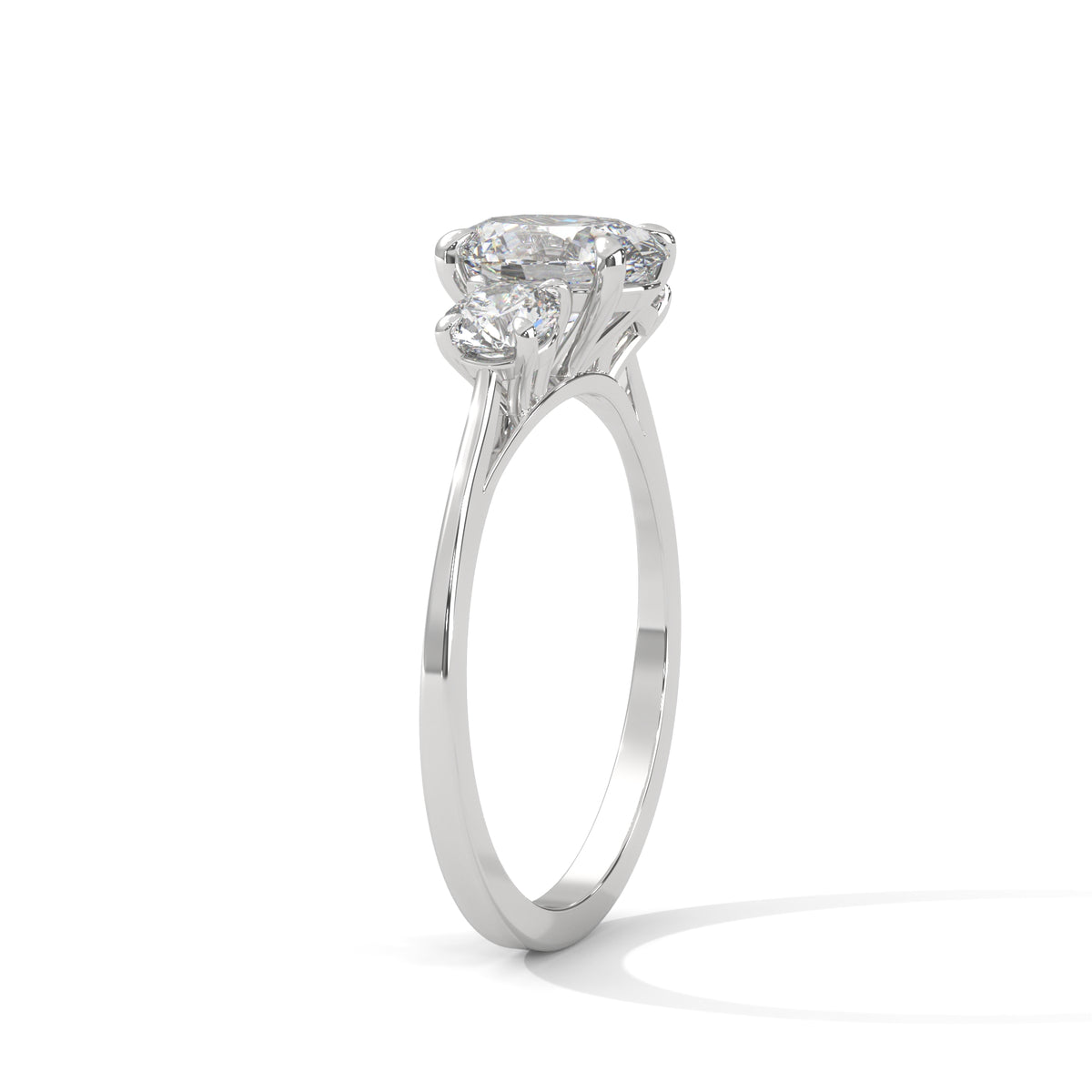 Oval Reverie Three-Stone Ring