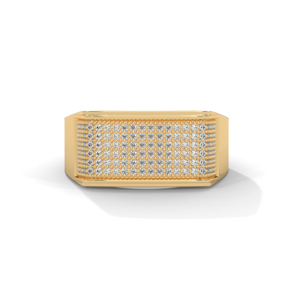 Bold Mosaic Statement Ring