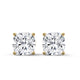 Cushion Brilliance Solitaire Studs