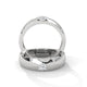 Stellar Scatter Solitaire Ring