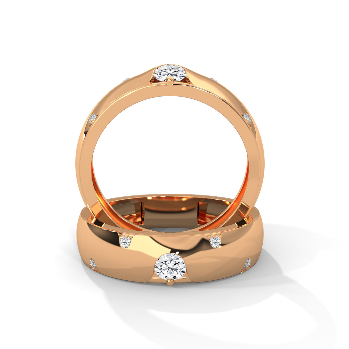 Stellar Orbit Solitaire Ring
