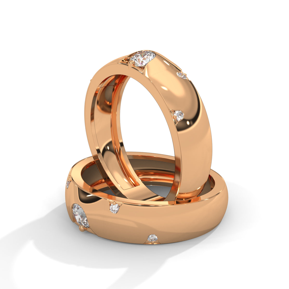 Stellar Orbit Solitaire Ring