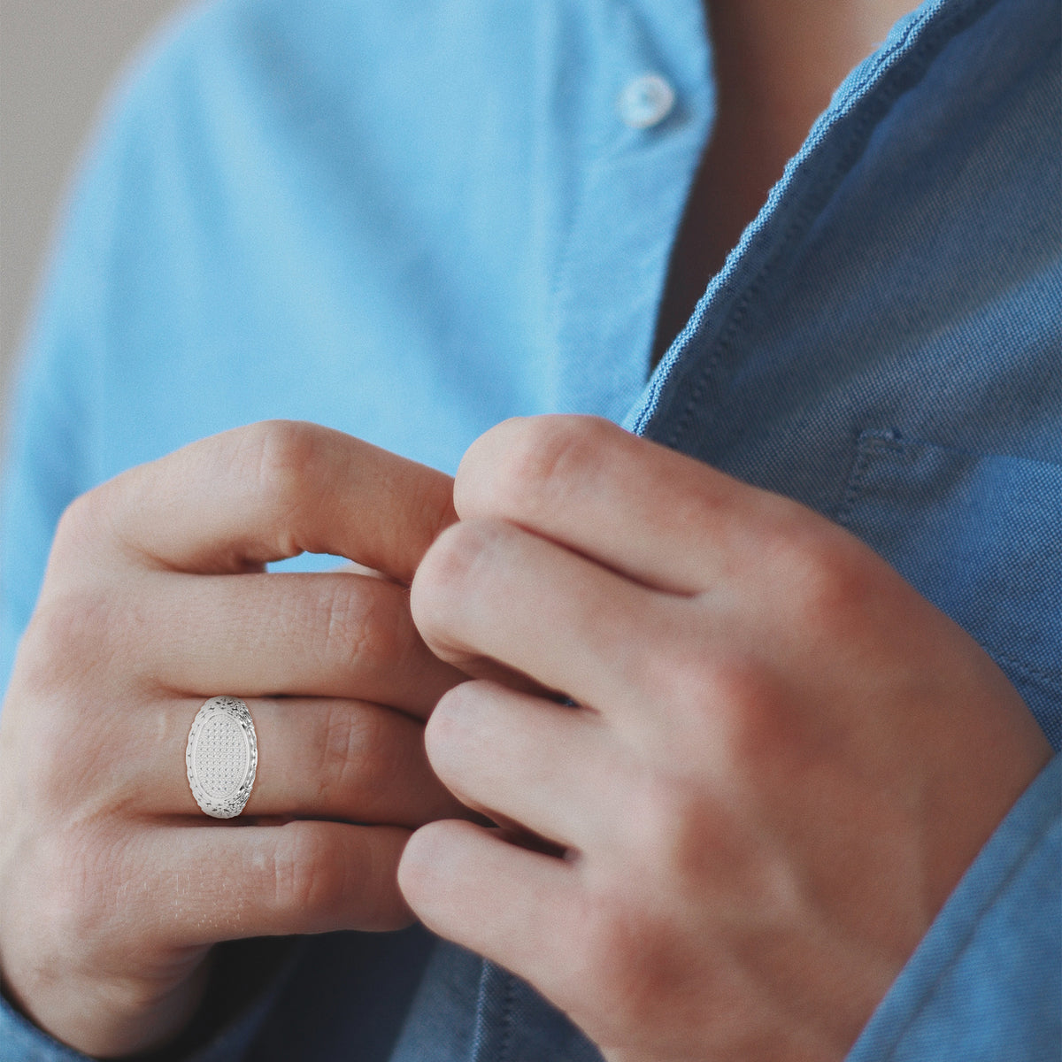 Filigree Scroll Cluster Ring